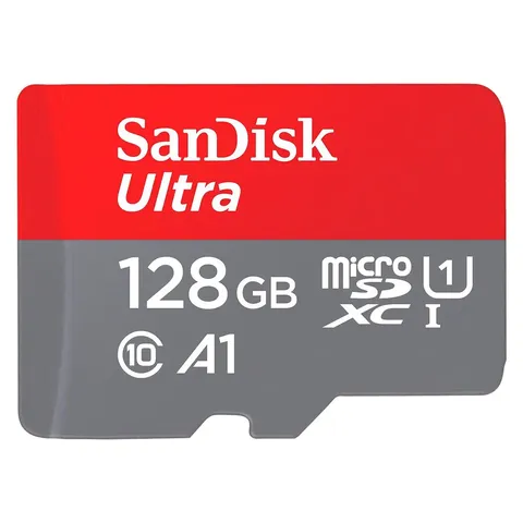 Карта пам’яті SanDisk Ultra 128GB microSDXC UHS-I Class 10 + SD адаптер (SDSQUAB-128G-GN6MA) — фото 4