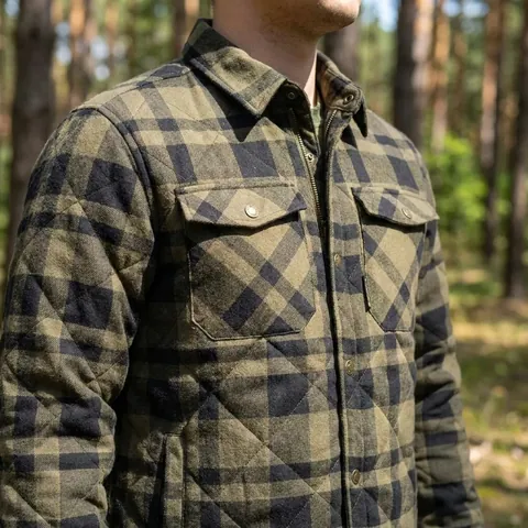 Куртка Frontier Tartan Хакі — фото 3