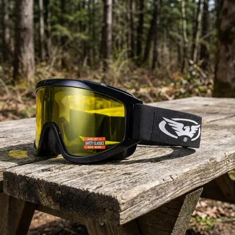 Захисні окуляри Global Vision Wind-Shield (yellow) Anti-Fog, жовті