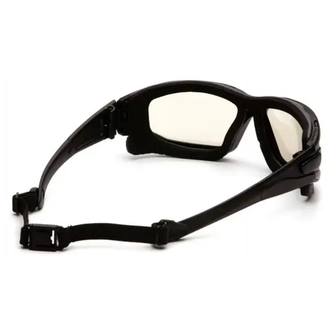 Окуляри захисні з ущільнювачем Pyramex i-Force Slim (indoor/outdoor mirror) Anti-Fog, дзеркальні напівтемні, Чорний — фото 6