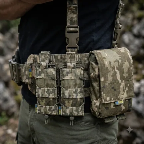 Набір Пояс РПС піксель Kiborg R-1 GEN.2 (M) + підсумки — фото 3