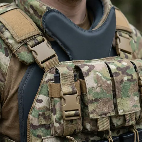 Захист шиї mod. 1 з балістичним захистом 2 клас Militex cordura USA Мультикам — фото 3