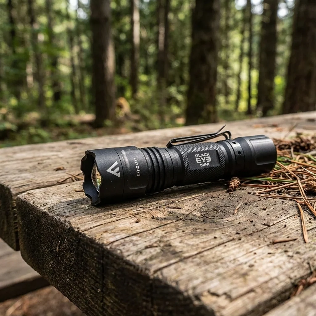 Ліхтар тактичний Mactronic Black Eye Mini (135 Lm) Focus (L-MX512L)