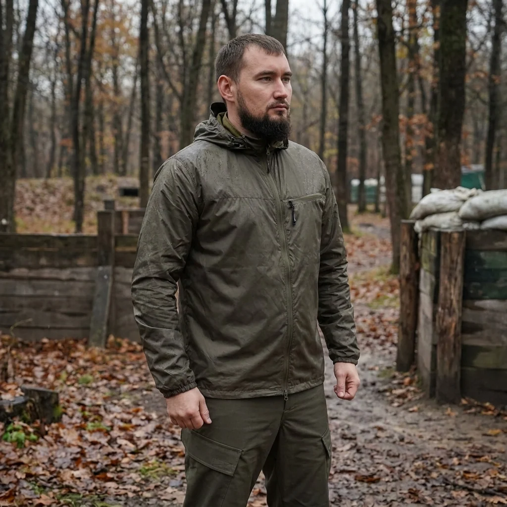 Водонепроникна чоловіча вітрівка Militex Ranger Хакі