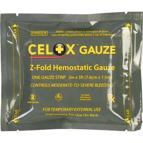 Гемостатичний стирильний бинт Z-Fold Celox Gauze (1,5 м) — фото 2