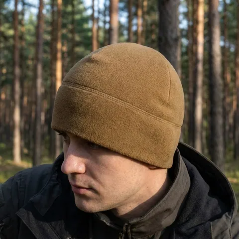 Шапка флісова койот