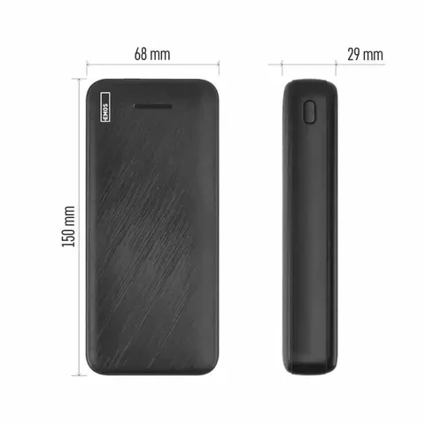 Повербанк EMOS B0572B 22,5W/20000mAh, чорний, PD20W — фото 5