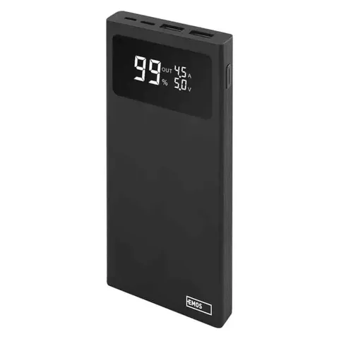 Повербанк EMOS B0531B 22,5W / 10000mAh, чорний, PD20W — фото 2