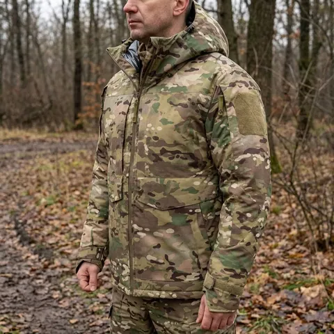 Зимова військова куртка Omni-Heat Gen1 Мультикам