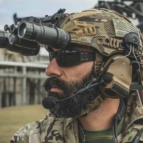 Захисні окуляри Gatorz Magnum Photochromic ANSI Z87.1 Mil-Spec Ballistic, Tan Cerakote - GZ-01-305 — фото 6