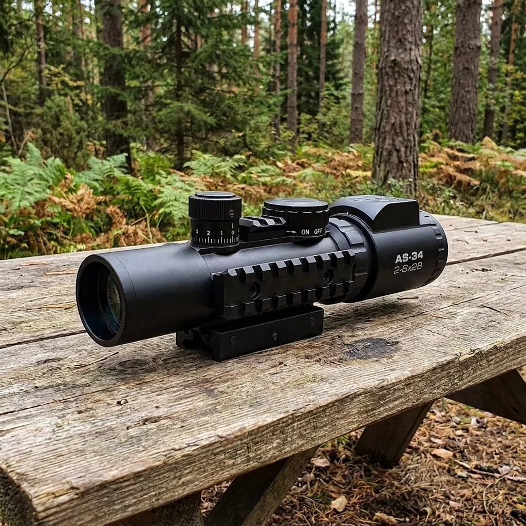 Оптичний приціл KONUS KONUSPRO AS-34 2-6x28 MIL-DOT IR