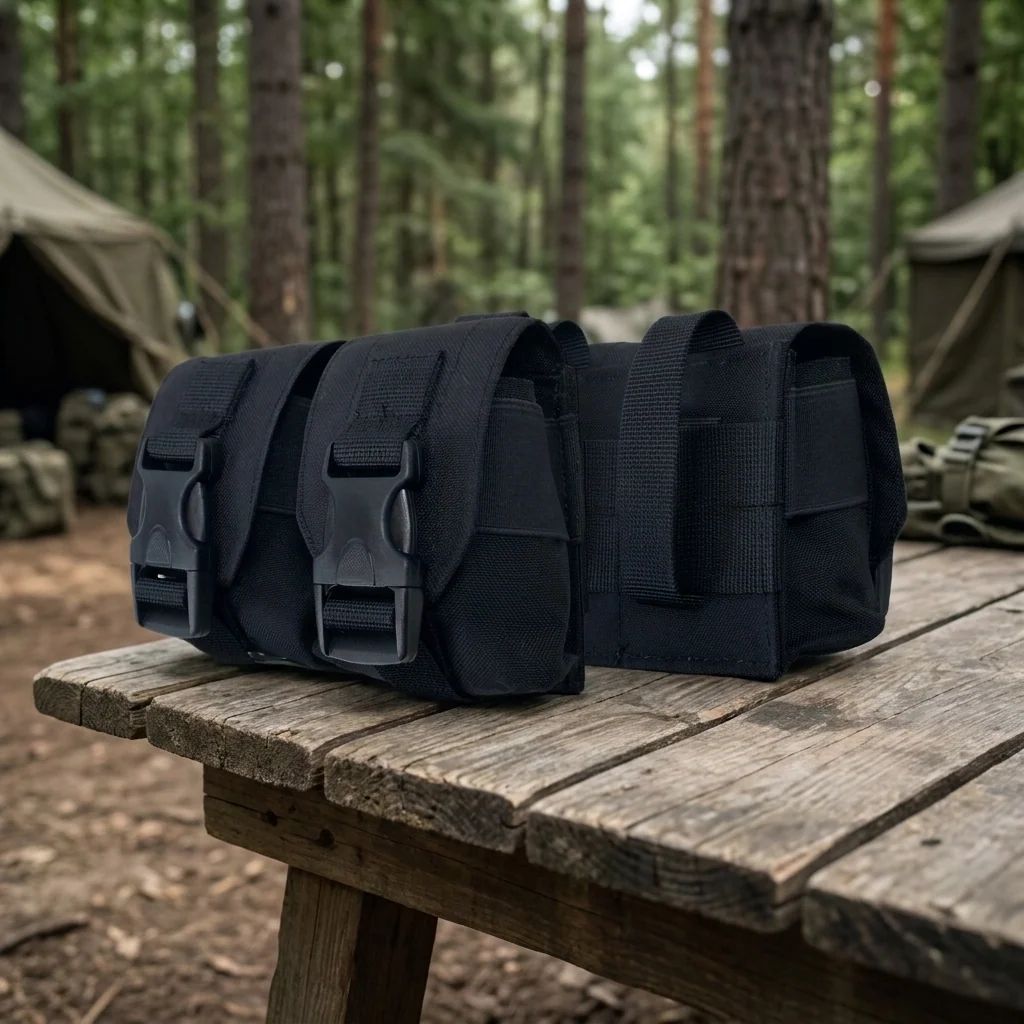 Підсумок під 2 гранати Kiborg GU Double Mag Pouch (Чорний)