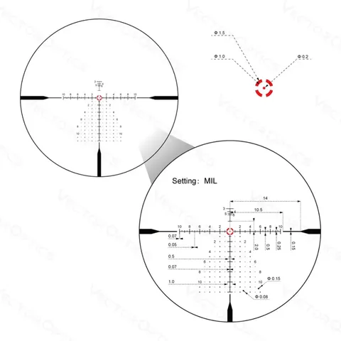 Приціл оптичний Vector Optics Continental 1-10x28 (34mm) illum. ED FFP VET-CTR — фото 10