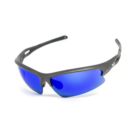 Окуляри захисні Venture Gear MontEagle GunMetal (ice blue mirror) Anti-Fog, дзеркальні сині, Сірий — фото 4