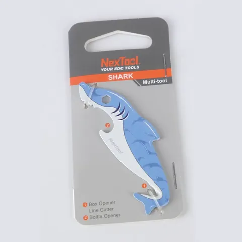 Міні-Мультитул NexTool EDC box cutter Shark KT5521Blue — фото 6