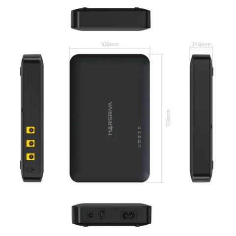 ДБЖ (Mini UPS) для роутера MARSRIVA KP1 EC 8000mAh (18W; Output DC 12/12/9/5V; USB 5V/2.1A) — фото 4
