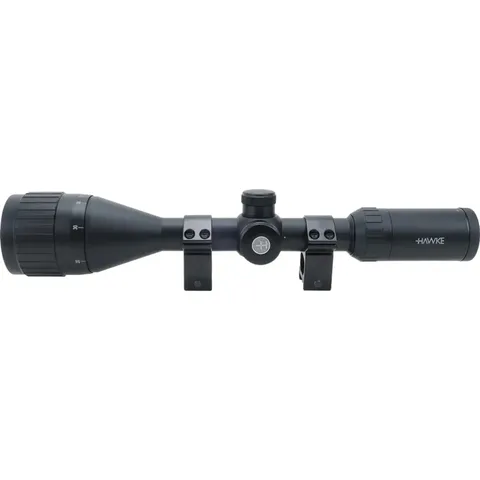 Приціл оптичний Hawke Fast Mount 3-12x50 AO сітка Mil Dot з підсвічуванням. Кільця на Weaver — фото 7