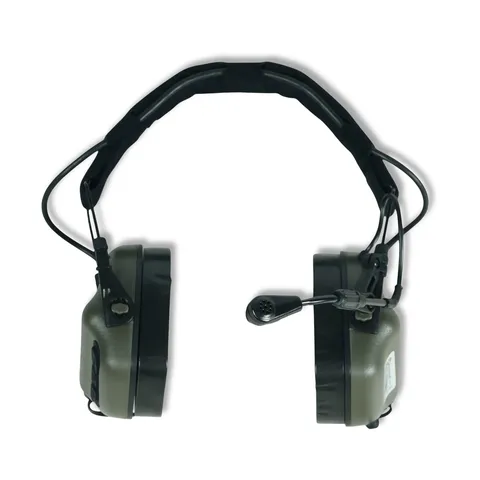 Навушники активні з гарнітурою Earmor M32X PLUS, олива — фото 2