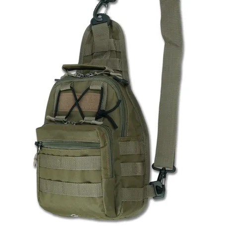 Сумка через плече — Койот з MOLLE-системою — фото 4