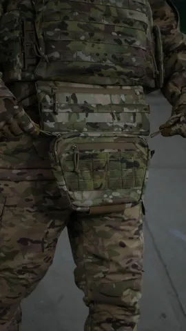 Сумка-напашник XL Militex Cordura original USA Мультикам з NIR-просоченням — фото 10