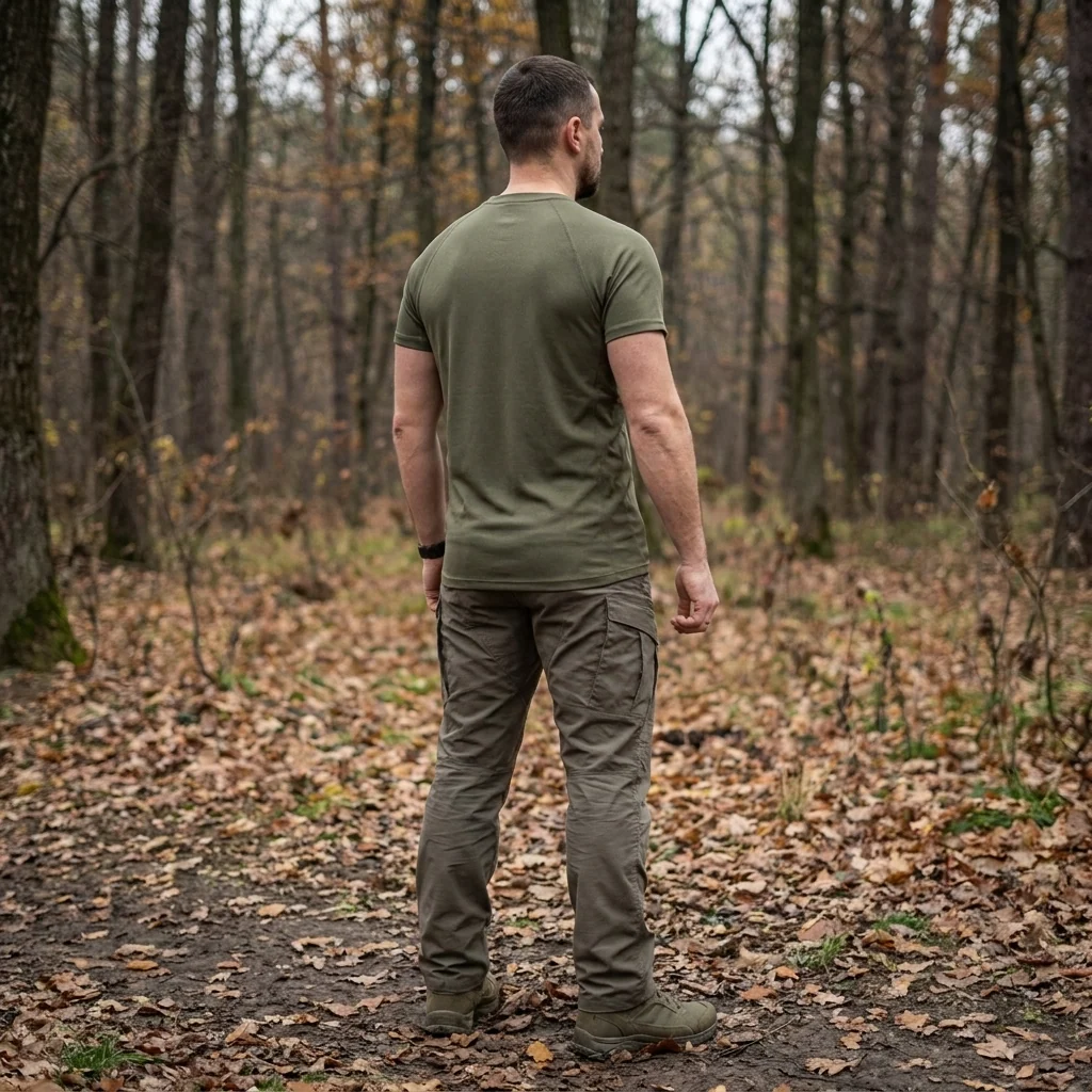 Термоактивна футболка Helikon-Tex Functional T-shirt - Quickly Dry - Olive Green
