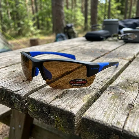 Окуляри BluWater Samson-3 Polarized (brown), коричневі, Синій