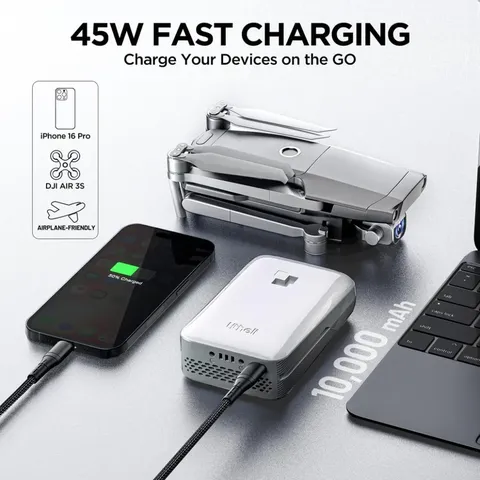 УМБ Litheli Power Bank SE 10000 mAh, 45 W, 2А, Fast Charge (U20BY10-0U000) — фото 5