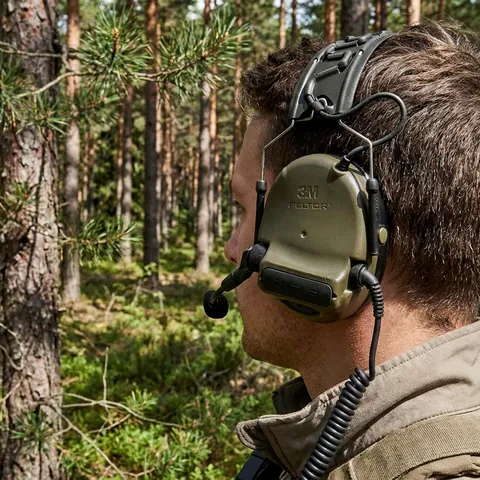 Навушники активні 3M MT14H418A-86 GN PELTOR™ ComTac™ VIII, зелені, 4-контакт (NATO)