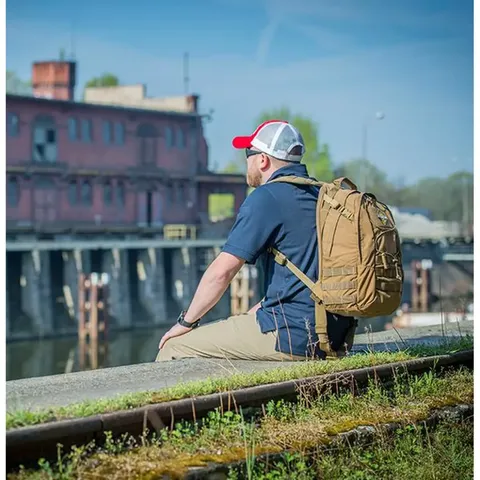 Рюкзак EDC 21л Helikon-Tex Backpack - Nylon Polyester Blend - Melange Grey — фото 4