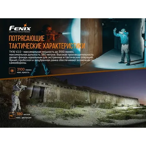 Ліхтар ручний Fenix TK16 V2.0, зелений — фото 6