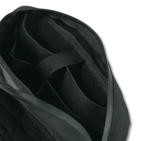 Сумка-напашник M Kiborg з балістичним пакетом 1 клас захисту Militex GU Сordura Black — фото 8