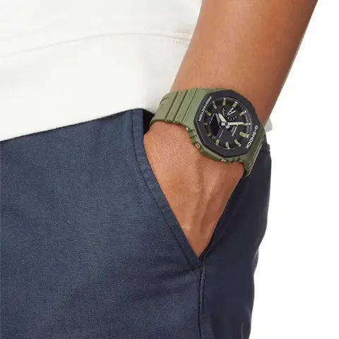 Годинник Casio G-SHOCK GA-2110SU - олива — фото 3