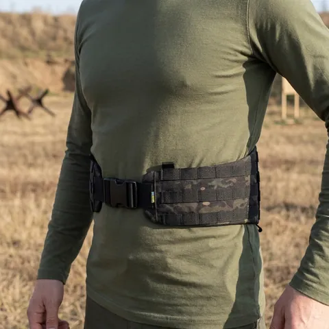 Розвантажувальний пояс РПС Kiborg R-1 GEN.2 Чорний Мультикам (2 клас захисту Militex)