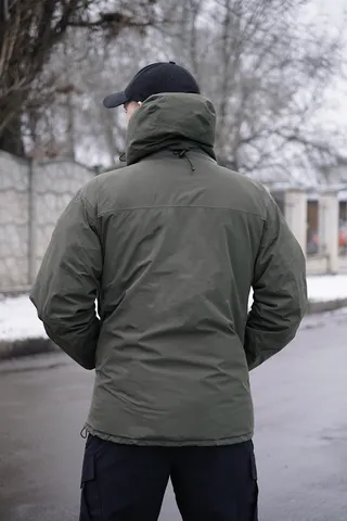 Зимова утеплена тактична куртка Archon Husky Extreme Єврозима (хакі) — фото 9