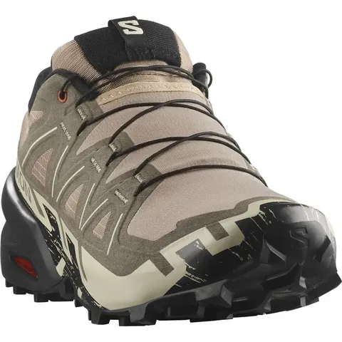 Чоловічі кросівки Salomon SPEEDCROSS 6 Natural/Black/Almond Milk (трейлові, літні) — фото 2