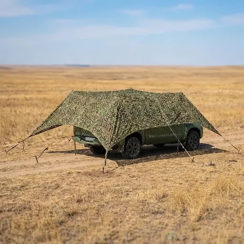 Маскувальна сітка Militex для авто Темний мультикам 6х8м (площа 48 кв.м.) — фото 1