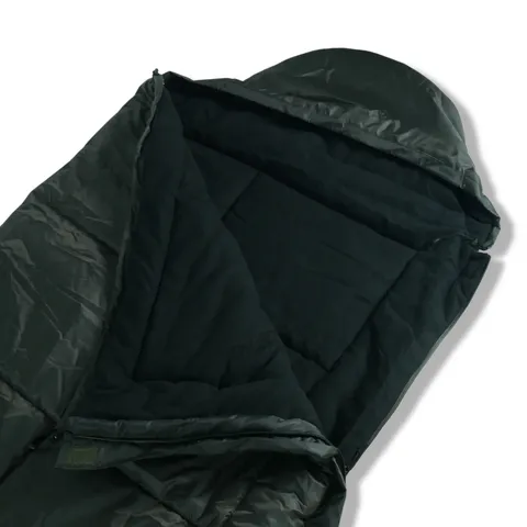 Зимовий спальний мішок Kiborg "Alfa Fleece" -20°C олива (85x210) — фото 5
