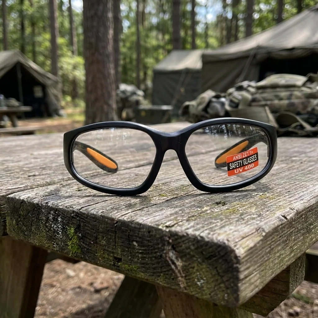 Окуляри захисні Global Vision Mini-Hercules-1 (clear) прозорий, Чорний