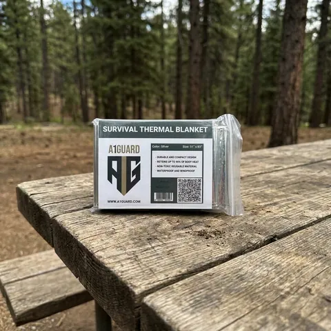 Термоковдра A1G Survival Blanket - Silver