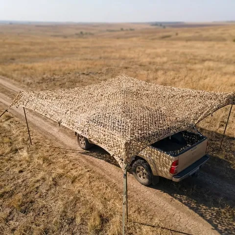 Осіння маскувальна сітка Militex Очерет 10х10м (площа 100 кв.м.)