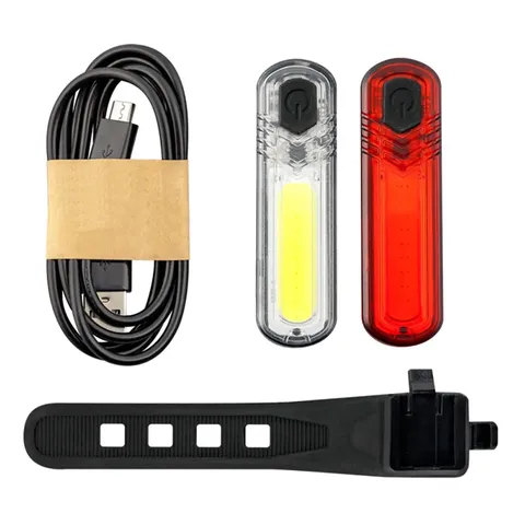 Комплект ліхтарів велосипедних Mactronic Duo Slim (60/18 Lm) USB Rechargeable (ABS0031) — фото 2