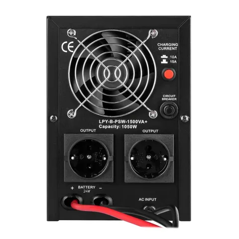 ДБЖ з правильною синусоїдою 24V LPY-B-PSW-1500VA+(1050Вт) 10A/15A — фото 6