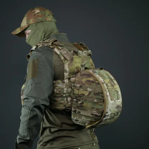 Сумка Militex мультикам для шолому з матеріалу Cordura original USA — фото 8