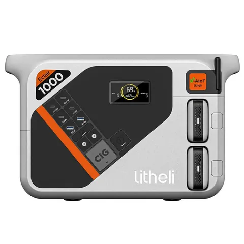 Зарядна станція Litheli 1800 Вт, 1069 Вт·год, LiFePO4, + 2 Power Bank — фото 2