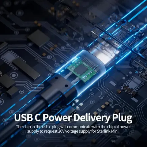 Кабель живлення 5м для Starlink Mini USB Type-C — фото 9