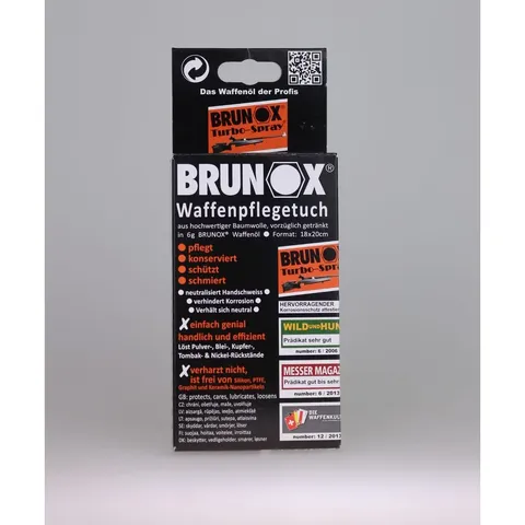 Brunox Gun Care серветки для догляду за зброєю 5шт в коробці — фото 7