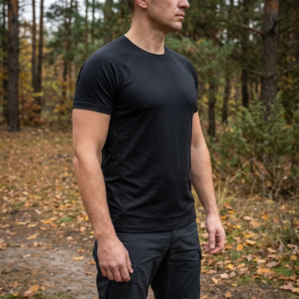Термоактивна футболка Helikon-Tex Functional T-shirt - Quickly Dry - Black