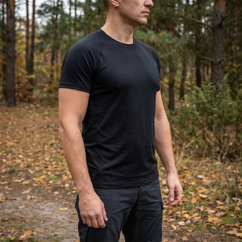 Термоактивна футболка Helikon-Tex Functional T-shirt - Quickly Dry - Black