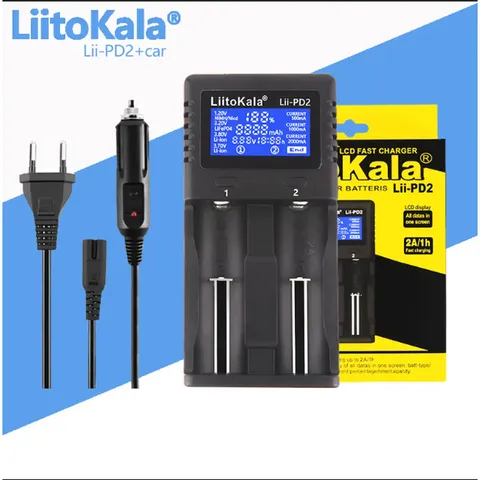 Зарядний пристрій Liitokala Lii-PD2+car EU charger — фото 4