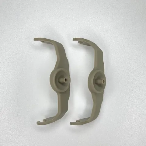 Коромисла для кріплень на навушники Howard Leight Impact Sport - NeckFlip Helmet Rail Mount Kit (TAN) — фото 6